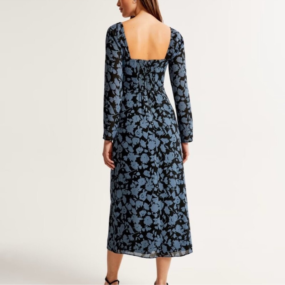 Abercrombie & Fitch Black and Blue Dress - Picture 2 of 5
